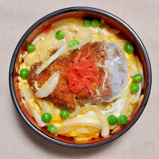 前日のとんかつをリメイク❤簡単カツ丼